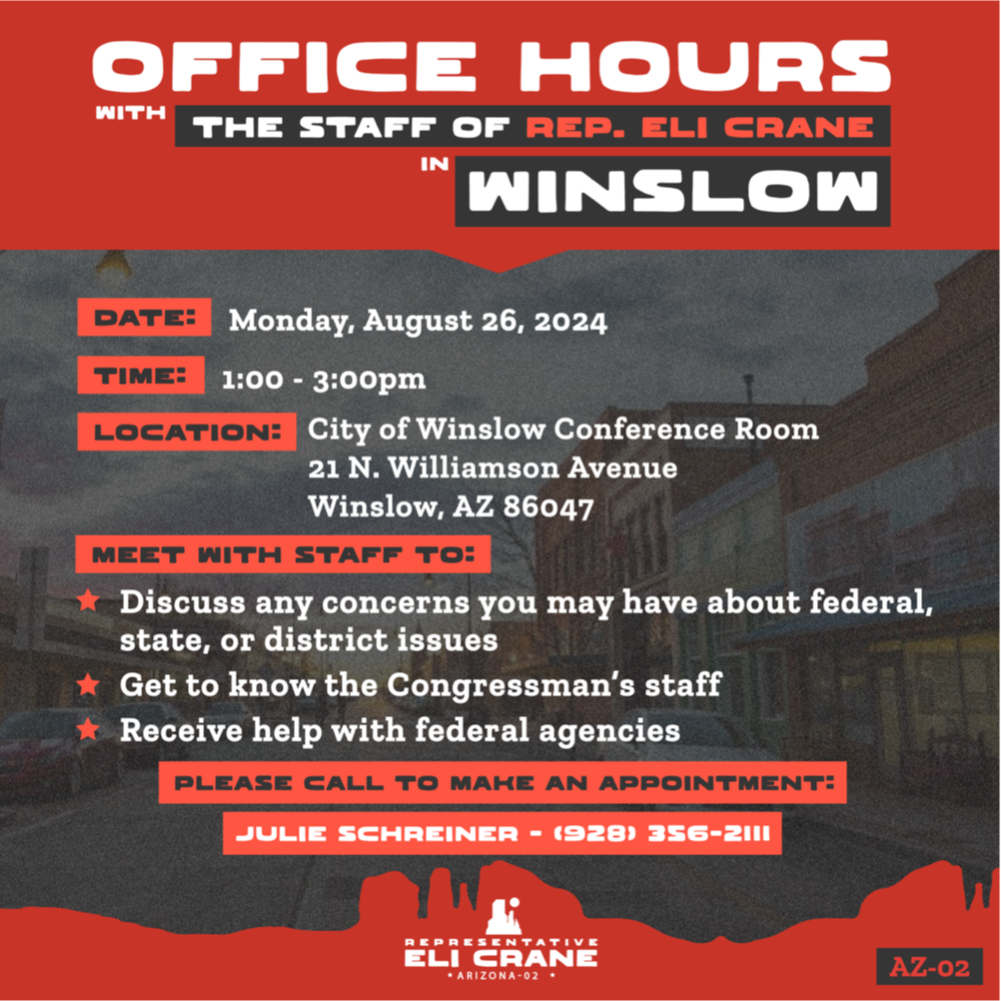 Winslow Office Hours (August 2024)