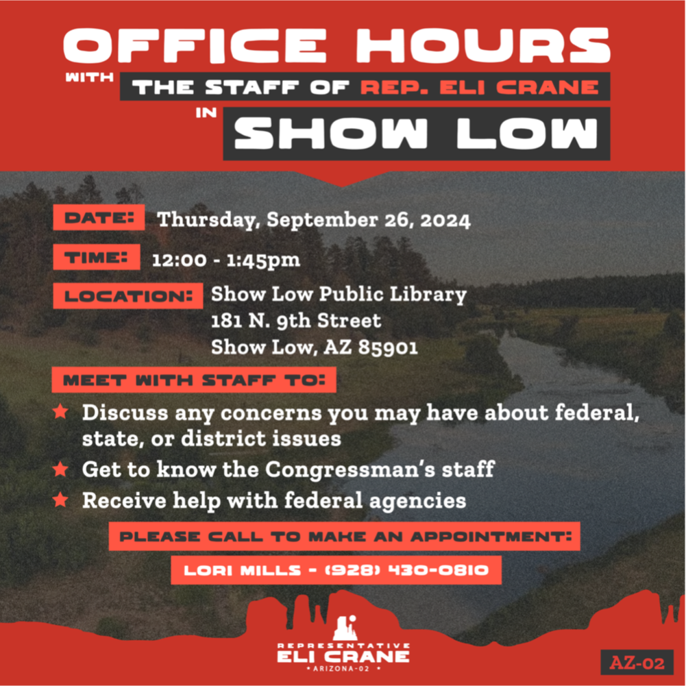 Show Low (September) Office Hours