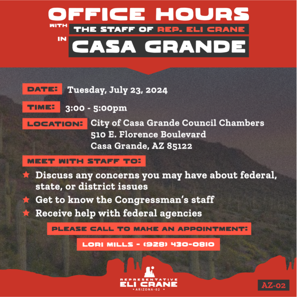 July - Casa Grande Office Hours
