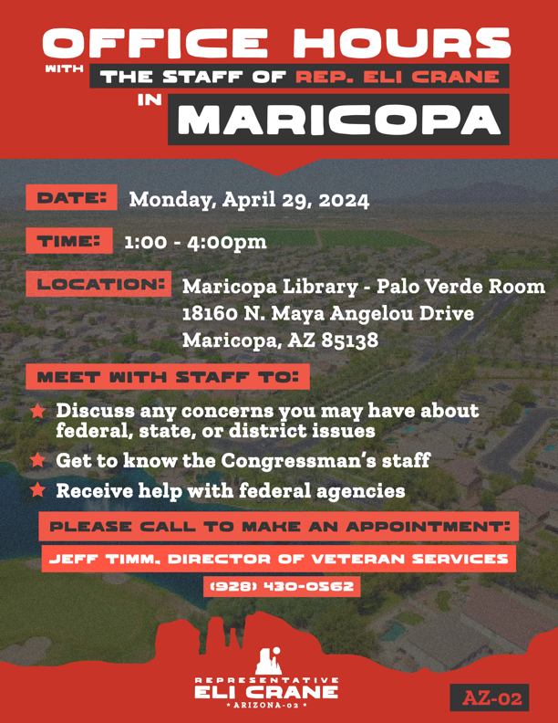Jeff Timm Maricopa Office Hours