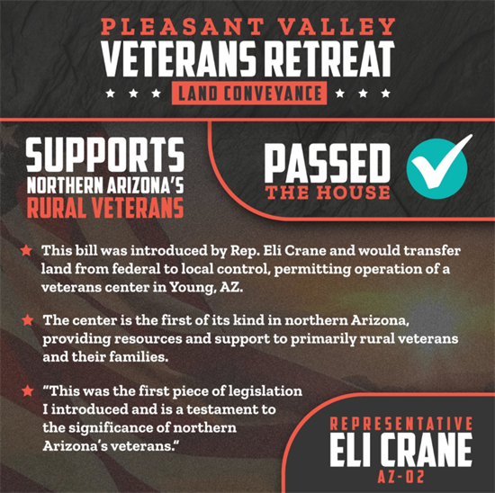 Rep. Crane Pleasant Valley Bill Passes House